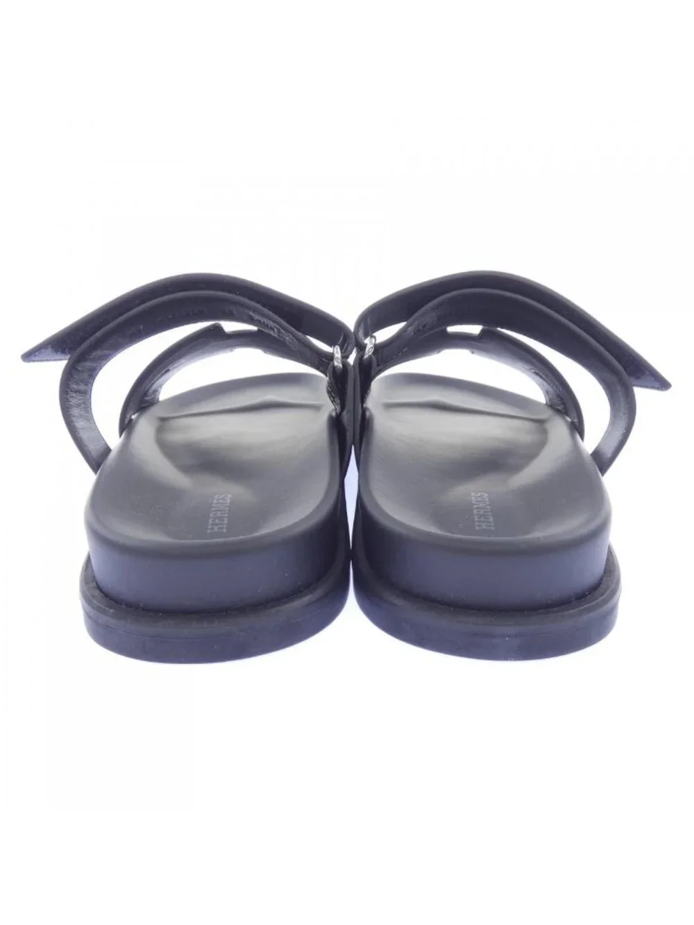 Hermes Chypre Sandals Black